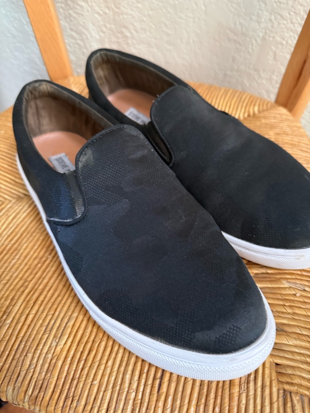 Steve Madden Camo Slip-On Canvas Loafers